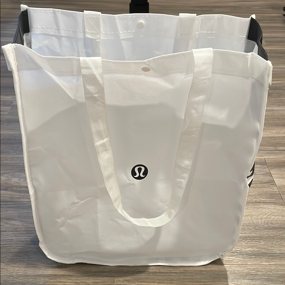Lululemon Athletica White Tote Minimalist Durable